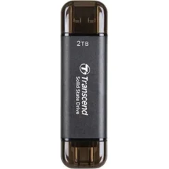 Dysk SSD Transcend ESD310C 2TB USB Type-A/USB Type-C 3D NAND (TS2TESD310C) Zewnętrzny
