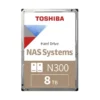 Dysk Toshiba N300 HDWG780EZSTA 8TB 3,5'' 7200 512MB SATA III NAS RETAIL HDWG780EZSTA