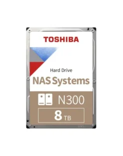 Dysk Toshiba N300 HDWG780EZSTA 8TB 3,5'' 7200 512MB SATA III NAS RETAIL HDWG780EZSTA