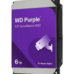 Dysk twardy Western Digital Purple 6TB 5400rpm 256MB WD64PURZ 3.5 SATA III (0718037897417)