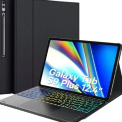 Earto samsung galaxy tab s9 plus etui z klawiaturą qwertz touchpadem 12,4"