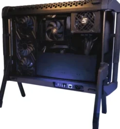 eBlaztr Black Portables PC-Gehäuse