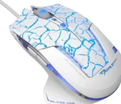 E-Blue Mazer Pro biało-niebieska (EMS600WCCZ-IU / MMEBE59UGT00)