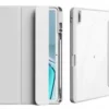 Eleganckie estetyczne etui kolor jasny popielaty do tabletu Huawei MatePad 11.5 S 2024 TGR-W09 z miejscem na rysik w etui
