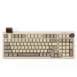 Epomaker - RT100 95% Retro Mechanical Keyboard with Knob and Mini Display RT100RWTWLR