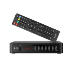 eSTAR T2 618 UHD set-top box (dekoder STB) Terrestrial Full HD Czarny