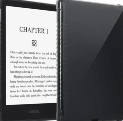 ETUI CZARNE PÓŁTRANSPARENTNE DO CZYTNIKA KINDLE PAPERWHITE 11-GEN 6.8" 2021