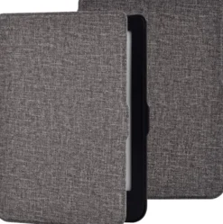 ETUI CZYTNIK KSIĄŻEK KINDLE 10 GEN 2019 6" SZARY Z TKANINY ELEGANCKI