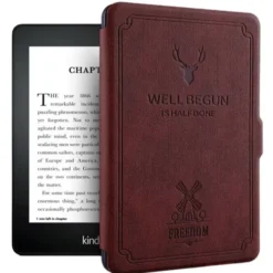 Etui futerał Smart Motto do Kindle Paperwhite 1/2/3 (Czerwone)