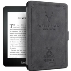 Etui futerał Smart Motto do Kindle Paperwhite 1/2/3 (Szare)