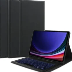 Etui na Galaxy Tab S9 FE 10.9 X510/X516B TECH-PROTECT SC Pen + Keyboard Czarny Klawiatura
