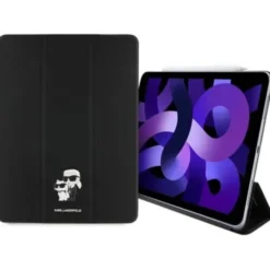 Etui na iPad Air 13 cali KARL LAGERFELD Saffiano Magnetic Karl&Choupette Czarny