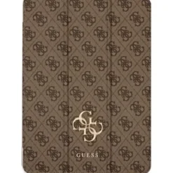 Etui na iPad Air GUESS Magnetic 4G Big Logo Brązowy