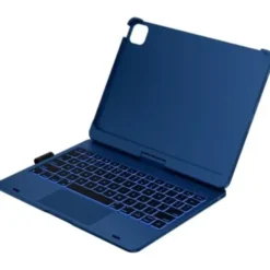 Etui na iPad Pro 11 cali TYPECASE Flexbook Touch Ciemnoniebieski Klawiatura