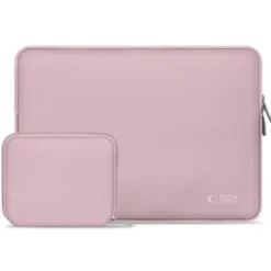 Etui na laptopa TECH-PROTECT Neoslim 13-14 cali Różowy + Torba na akcesoria NEOSLIM LAPTOP 13-14 DUSTY ROSE