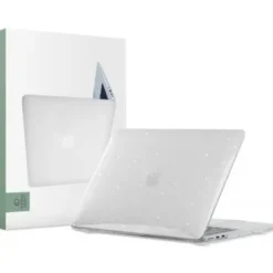 Etui na laptopa TECH-PROTECT Smartshell do Apple Macbook Air 13 2022 Przezroczysty Brokat