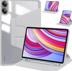 Etui na tablet 4kom.pl Etui Obrotowe CRYSTAL PENCIL do Xiaomi Redmi Pad Pro 12.1 2024 / Poco Pad