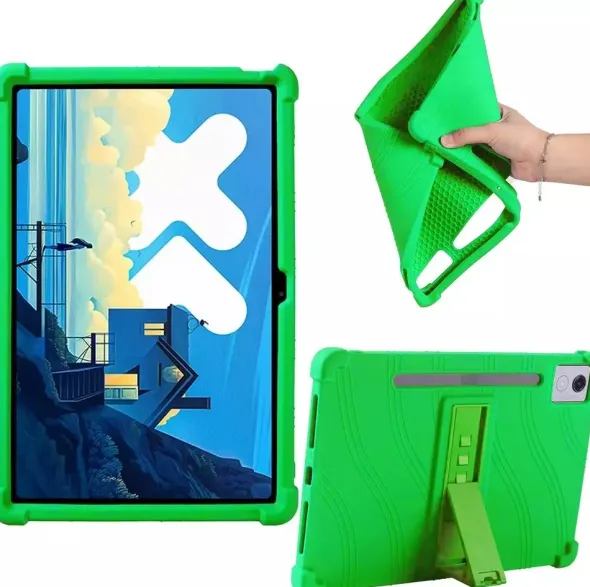 Etui na tablet 4kom.pl Etui pancerne Armor do Lenovo Idea Tab Pro / Pro MT 12.7 12,7" 2025 TB373FU, zielone