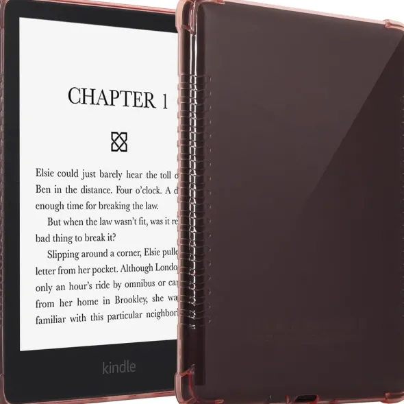 ETUI RÓŻOWE SILIKON DO CZYTNIKA KSIĄŻEK KINDLE PAPERWHITE 11-GEN 6.8" 2021