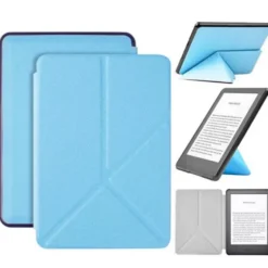 Etui Składane Origami Na Czytnik Kindle 10 6" Niebieskie