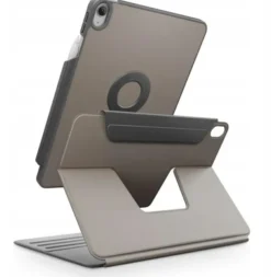 Etui UNIQ Rovus Snapmount Magnetic 360 Rotating Detachable do Apple iPad 10.9" 2022 / 11" 2025 szary