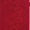 ETUI ZAMYKANE SAMSUNG GALAXY TAB S8 2022/ TAB S7 2020 CZERWONA MANDALA