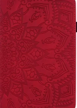 ETUI ZAMYKANE SAMSUNG GALAXY TAB S8 2022/ TAB S7 2020 CZERWONA MANDALA