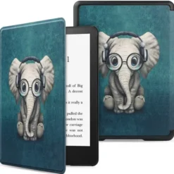 Etui z Klapka Smartcase do Kindle 11 2022 Happy Elephant