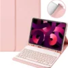 Etui Z Klawiaturą Do Apple Ipad Air 5 10.9" 2022 Różowy