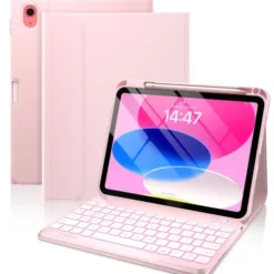 Etui z klawiaturą RGB do Apple iPad 11 202510 2022, Bluetooth futerał case