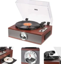 Fenton RP180 głośniki USB BT FM brązowy one size