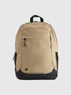 4F Plecak miejski (20 L) z zapinaną kieszenią na laptop - beżowy Uniwersalny
