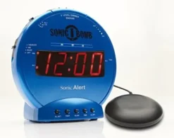 Geemarc Telecom S.A Geemarc Sonic Bomb, budzik wibracyjny, turkusowy, jeden rozmiar SBB500SST-I
