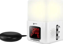 Geemarc Wibrujący i świecący budzik Wake-n-Shake Light JWNS-LIGHT_WH_I