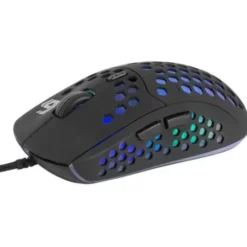 GEMBIRD GAMINGOWA MYSZ USB Z PODŚWIETLENIEM RGB RAGNAR RX400 6 PRZYCISKÓW, 7200DPI, CZARNA