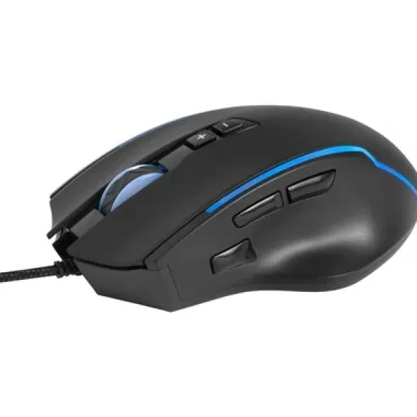 GEMBIRD GAMINGOWA MYSZ USB Z PODŚWIETLENIEM RGB RAGNAR RX300 8 PRZYCISKÓW, 12000DPI, CZARNA