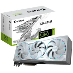 GIGABYTE AORUS GeForce RTX 5080 MASTER ICE 16GB GDDR7 GV-N5080AORUSM ICE-16GD