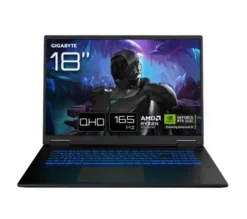 Gigabyte Gaming A18 3VHK3EEC93SD 18" 165Hz R7 260 16GB RAM 512GB Dysk SSD RTX5060 DLSS4 Czarny Funkcje AI