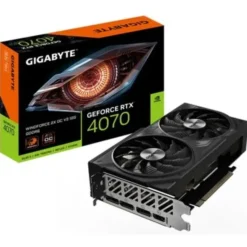 Gigabyte GeForce RTX 4070 WINDFORCE OC V2 12GB GDDR6X DLSS 3 (GV-N4070WF2OCV2-12GD)