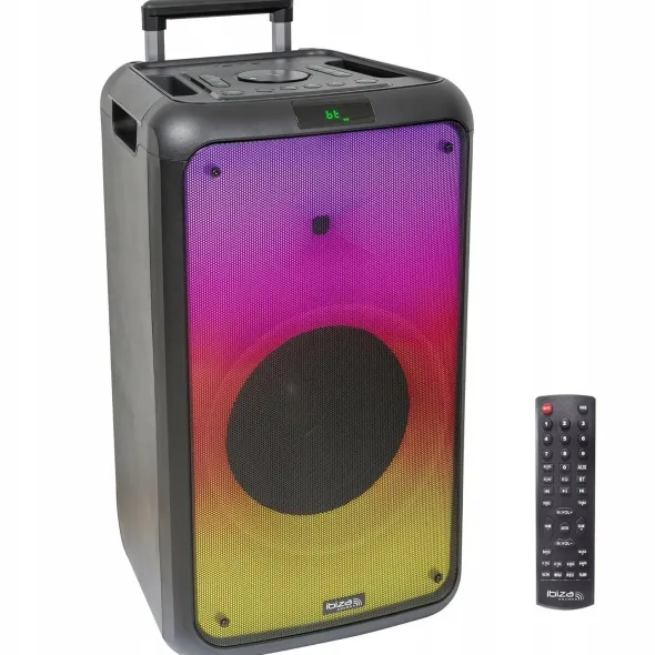 Głośnik Ibiza Głośnik przenośny Ibiza Street-Wave-MAX czarny 600 W Bluetooth