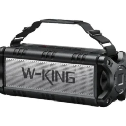 Głośnik mobilny W-KING D8 Czarno-srebrny