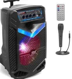 Głośnik przenośny PARTYBOX MOCNY Bluetooth USB SD Pyle