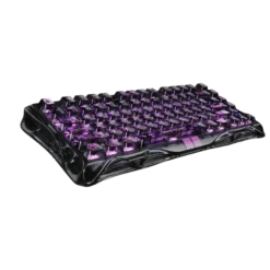GravaStar - Mercury V75 Lite Transparent Black Wired Magnetic Keyboard GS V75 LITE_XTAL_BLK