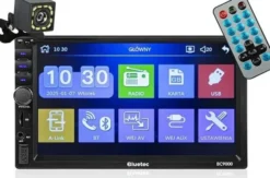 GrizzGlass BLUETEC BC9000 2DIN 7" kamera