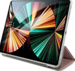 Guess Guess GUIC12PUSASPI iPad 12,9" 2021 Book Cover różowy/pink Saffiano Collection hurtel-76707-0