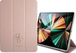 Guess Guess GUIC12PUSASPI iPad 12,9" 2021 Book Cover różowy/pink Saffiano Collection hurtel-76707-0
