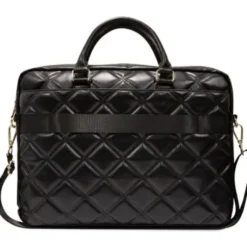Guess Quilted 4G Computer Bag - Torba na notebooka 15" / 16" (czarny)