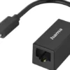 Hama Network Adapter USB-C - LAN melna - Adapteris 00300023
