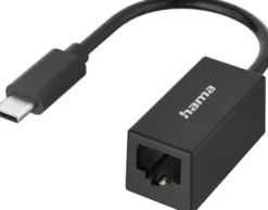 Hama Network Adapter USB-C - LAN melna - Adapteris 00300023