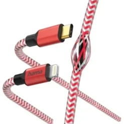 Hama Reflected Lightning - USB-C 1,5m (czerwony)